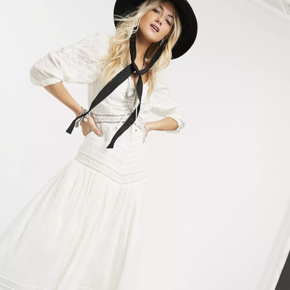 Please see copy listing Free People sweethearts midi dress - Picture 3 of 16